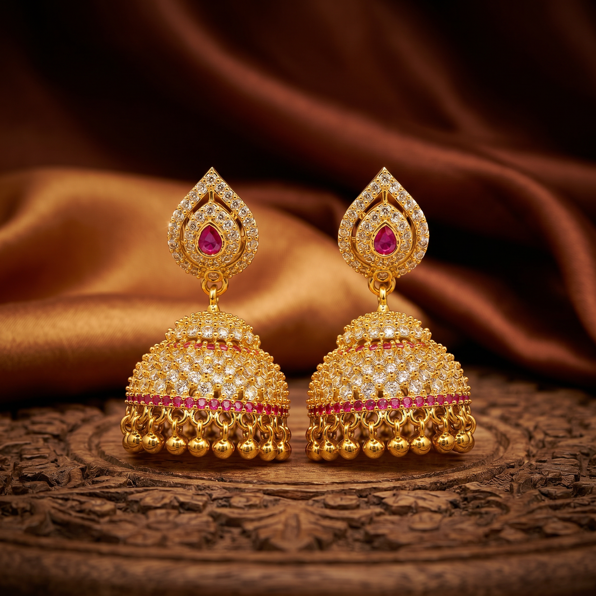 Micro Gold Plated Jhumkas 2