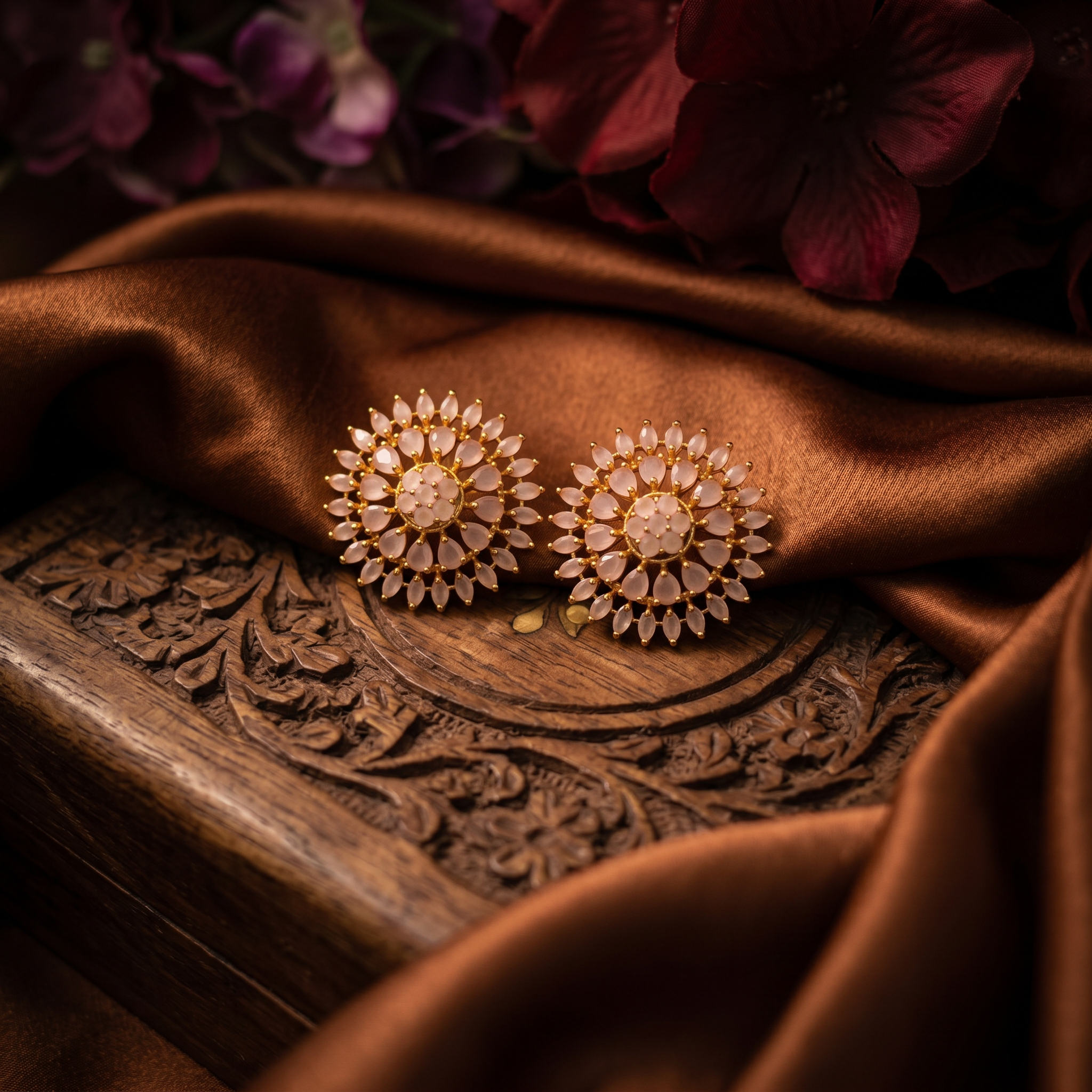 Petal Burst Stud Earrings