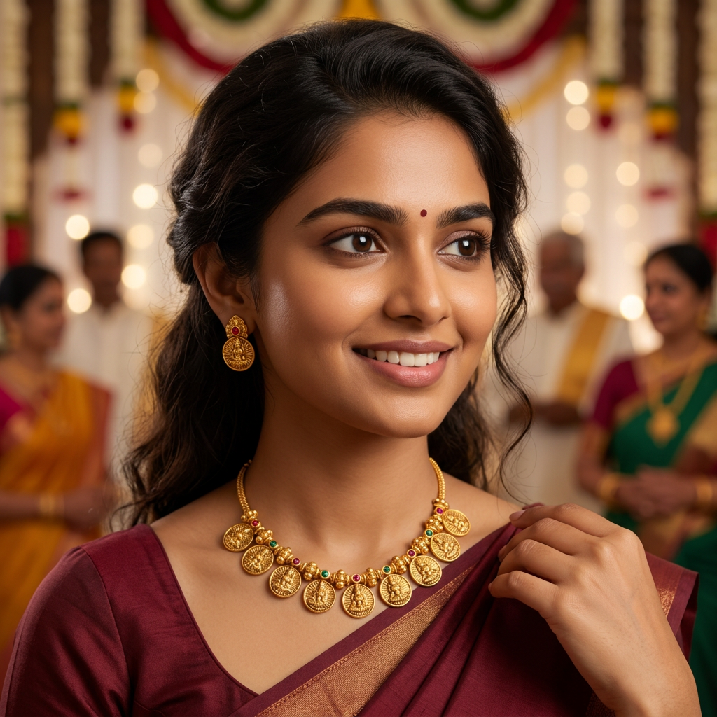 Traditional Coin Necklace Set