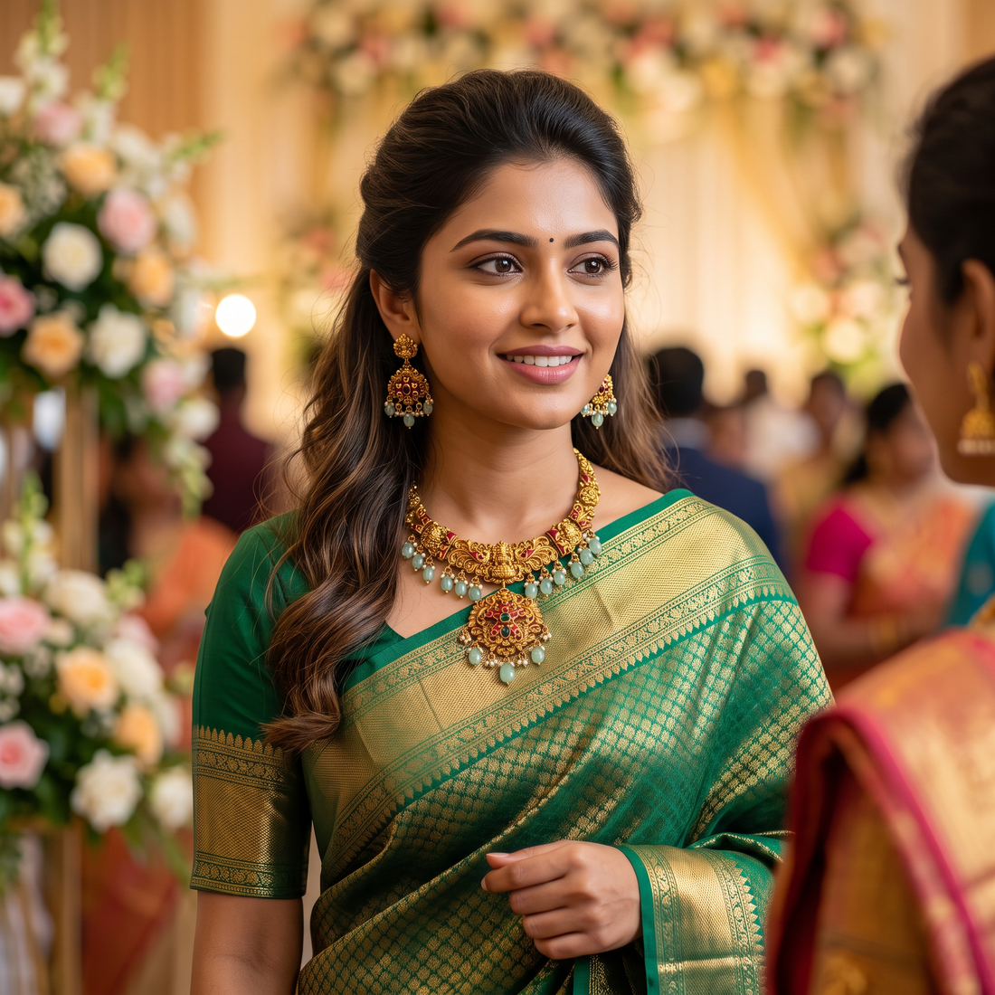 Lakshmi Temple Necklace Set