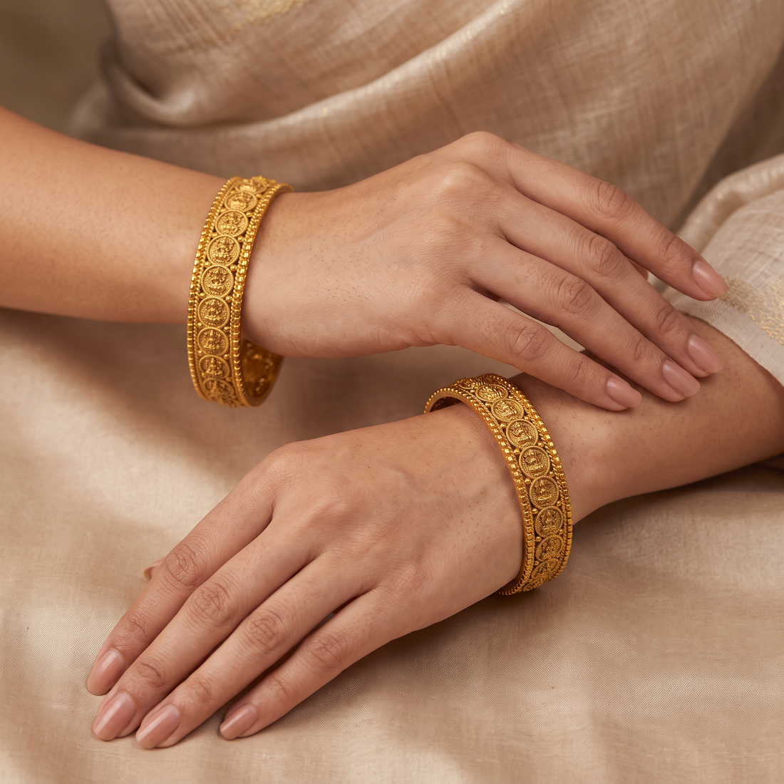 Lakshmi Coin Bangles