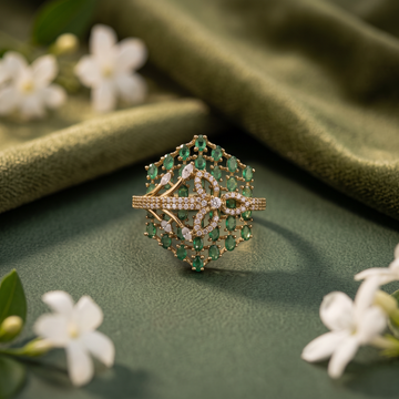 Emerald Bloom Ring