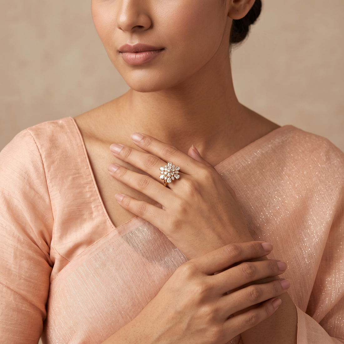 Crystal Bloom Ring