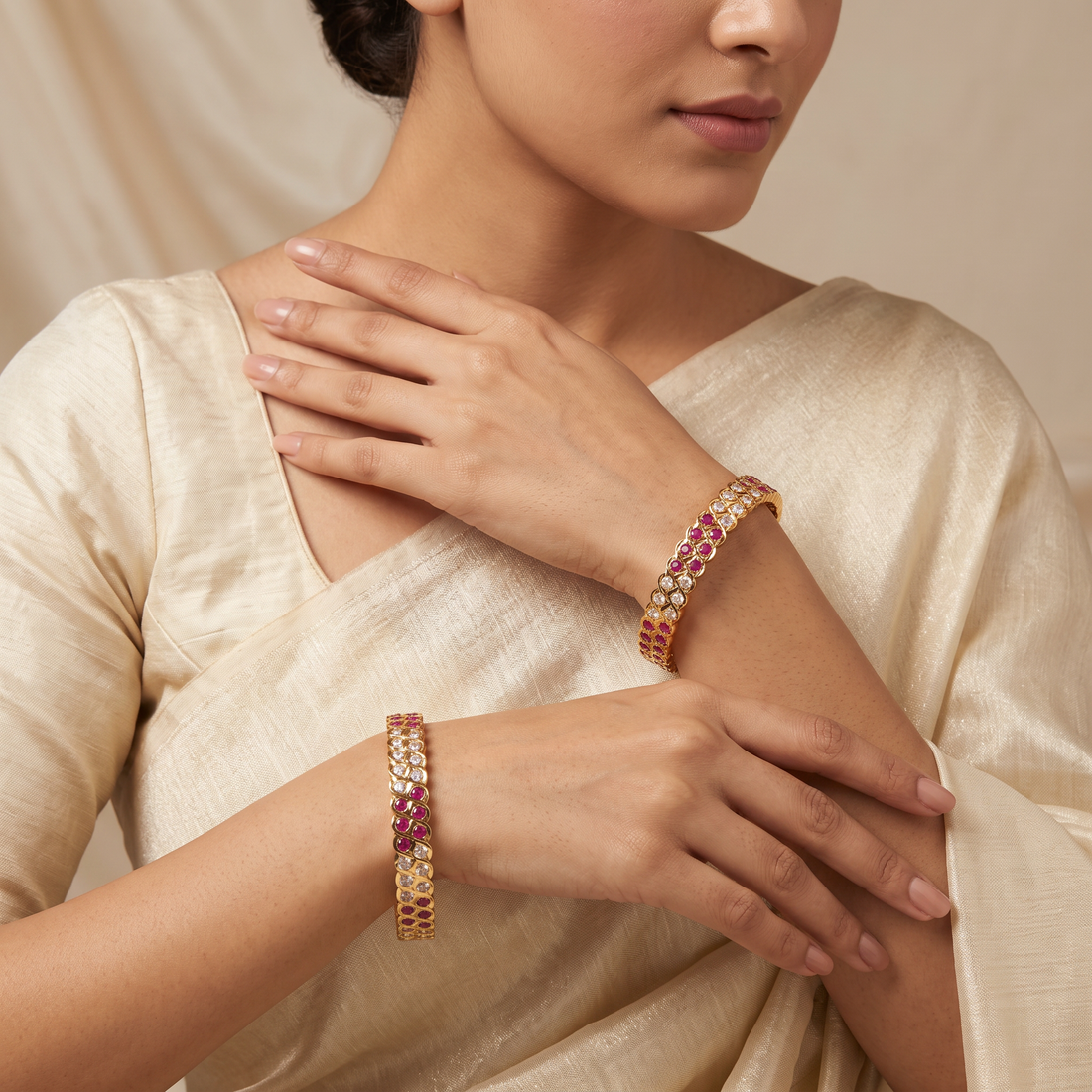 Premium AD Stone Bangles