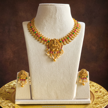 Lakshmi Temple Necklace Set
