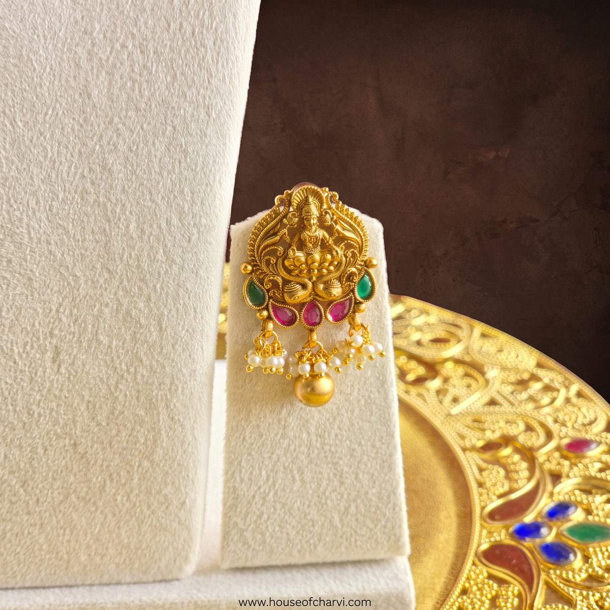 Lakshmi Temple Necklace Set