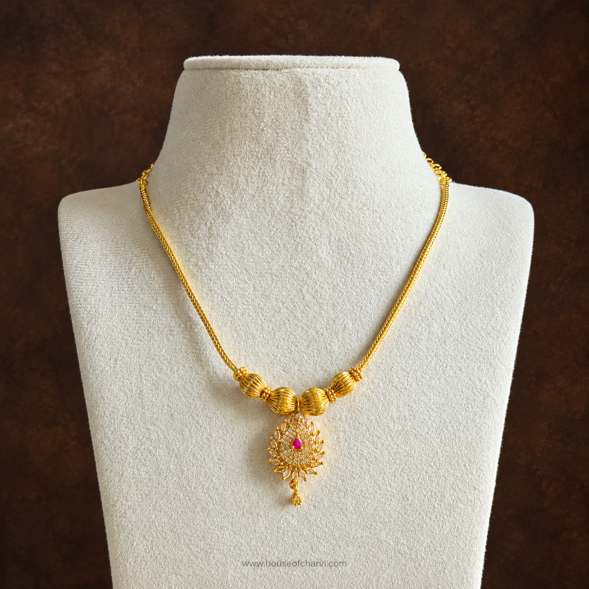 Teardrop Pendant Necklace