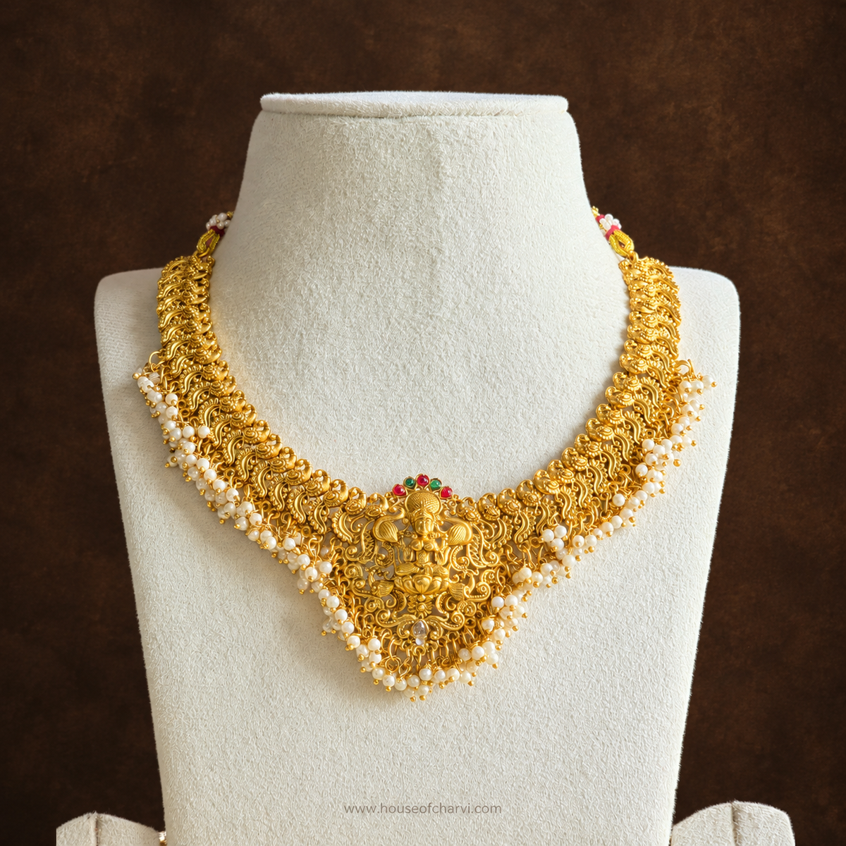 Lakshmi Temple Necklace Set