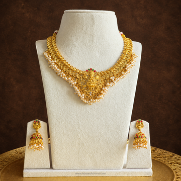 Lakshmi Temple Necklace Set