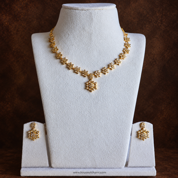 Crystal Blossom Necklace Set