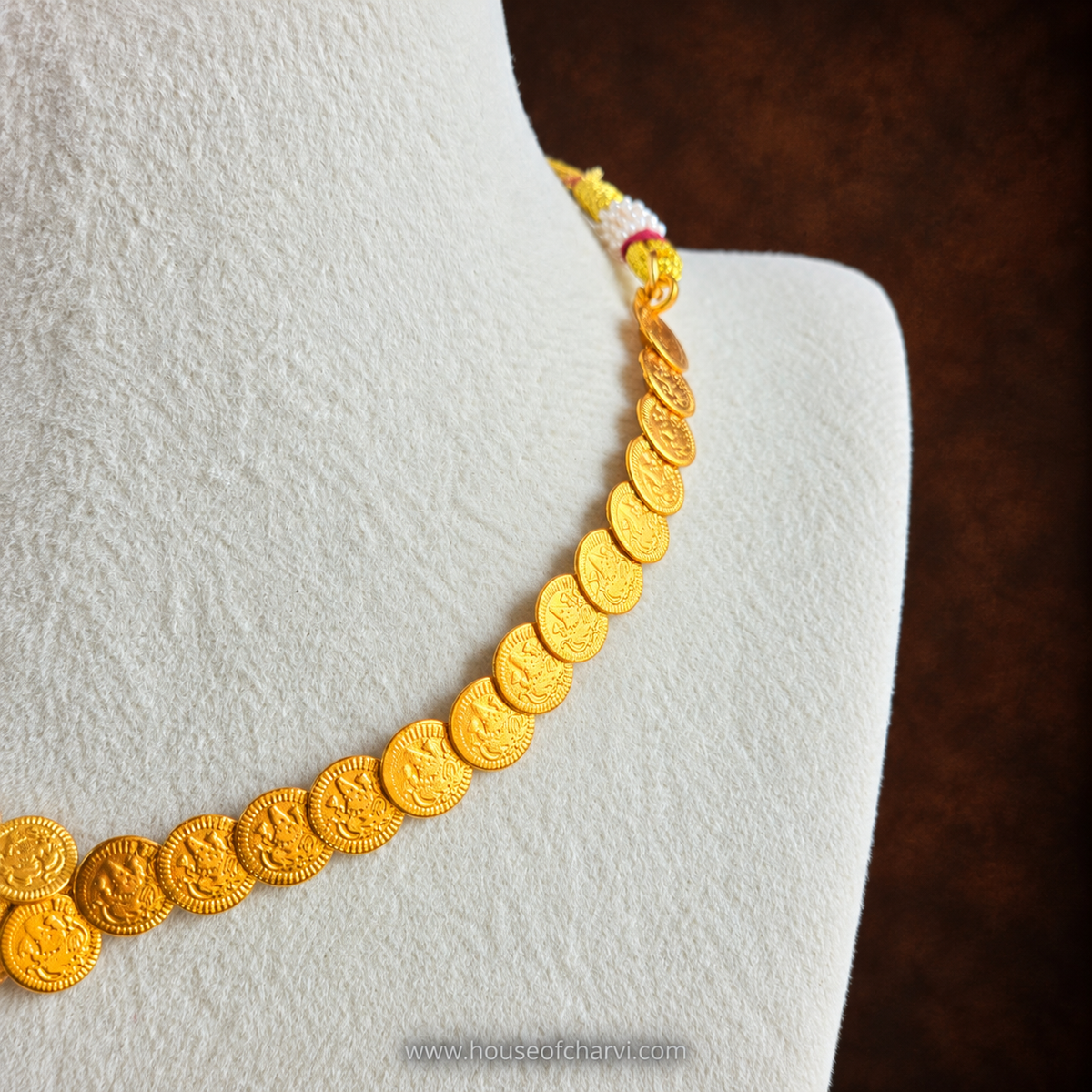 Traditional Gold Coin Necklace Set