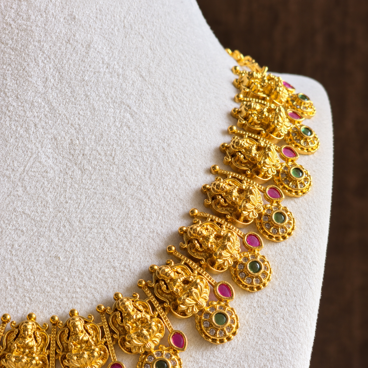 Lakshmi Temple Necklace Set