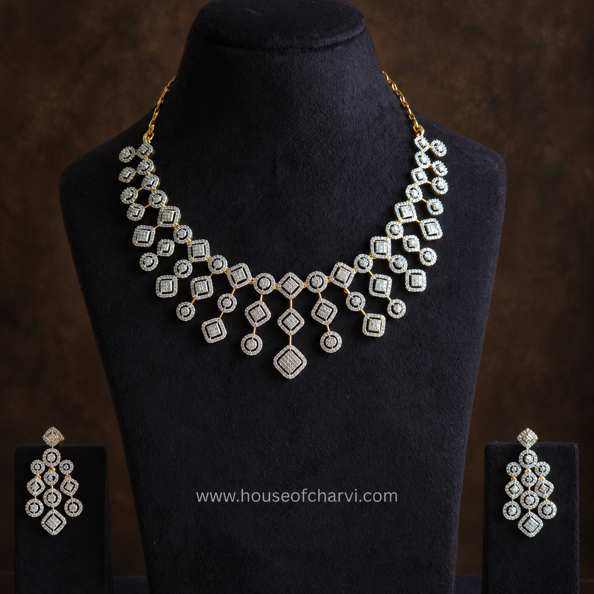 Diamond Necklace Set