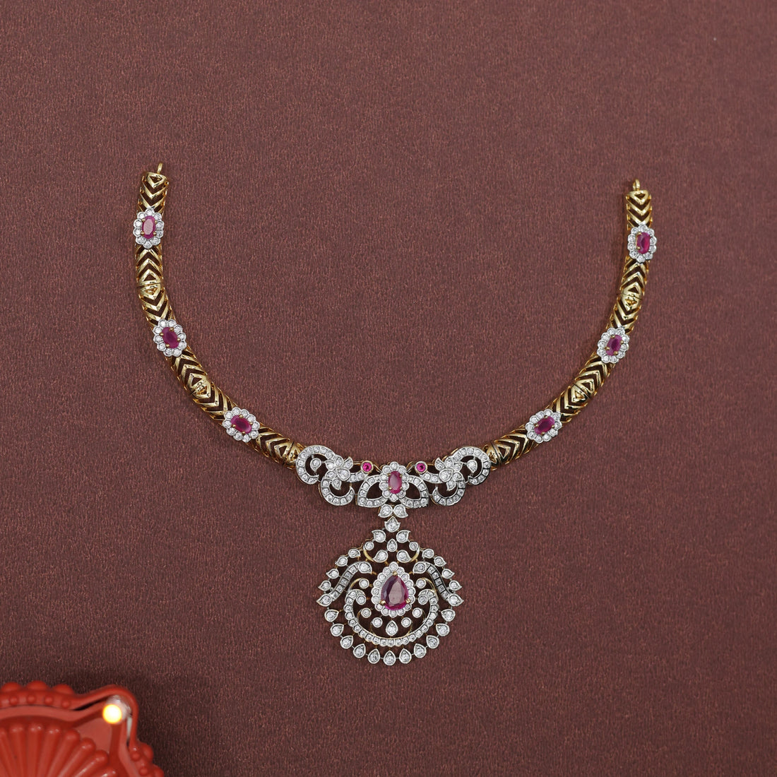RUBY CASCADE NECKLACE