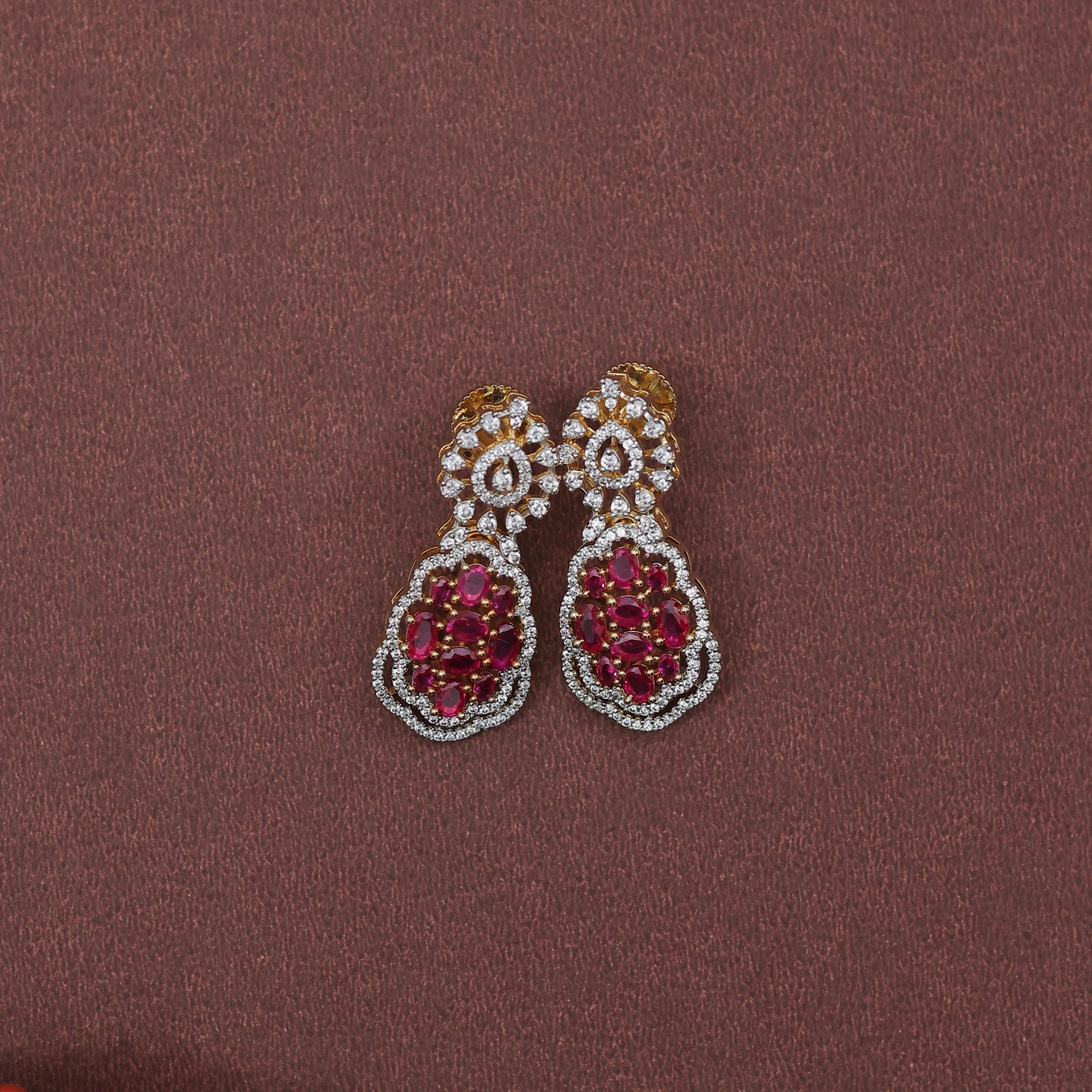 ROYAL RUBY CROWN HASLI NECKLACE