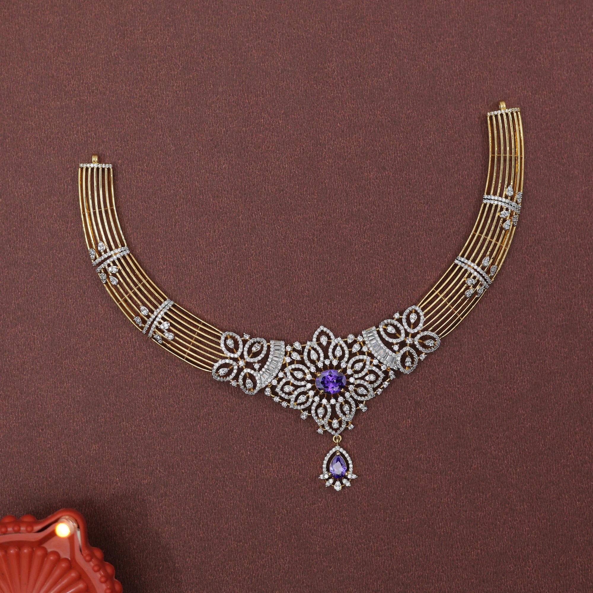 ROYAL AMETHYST SIGNATURE HASLI NECKLACE