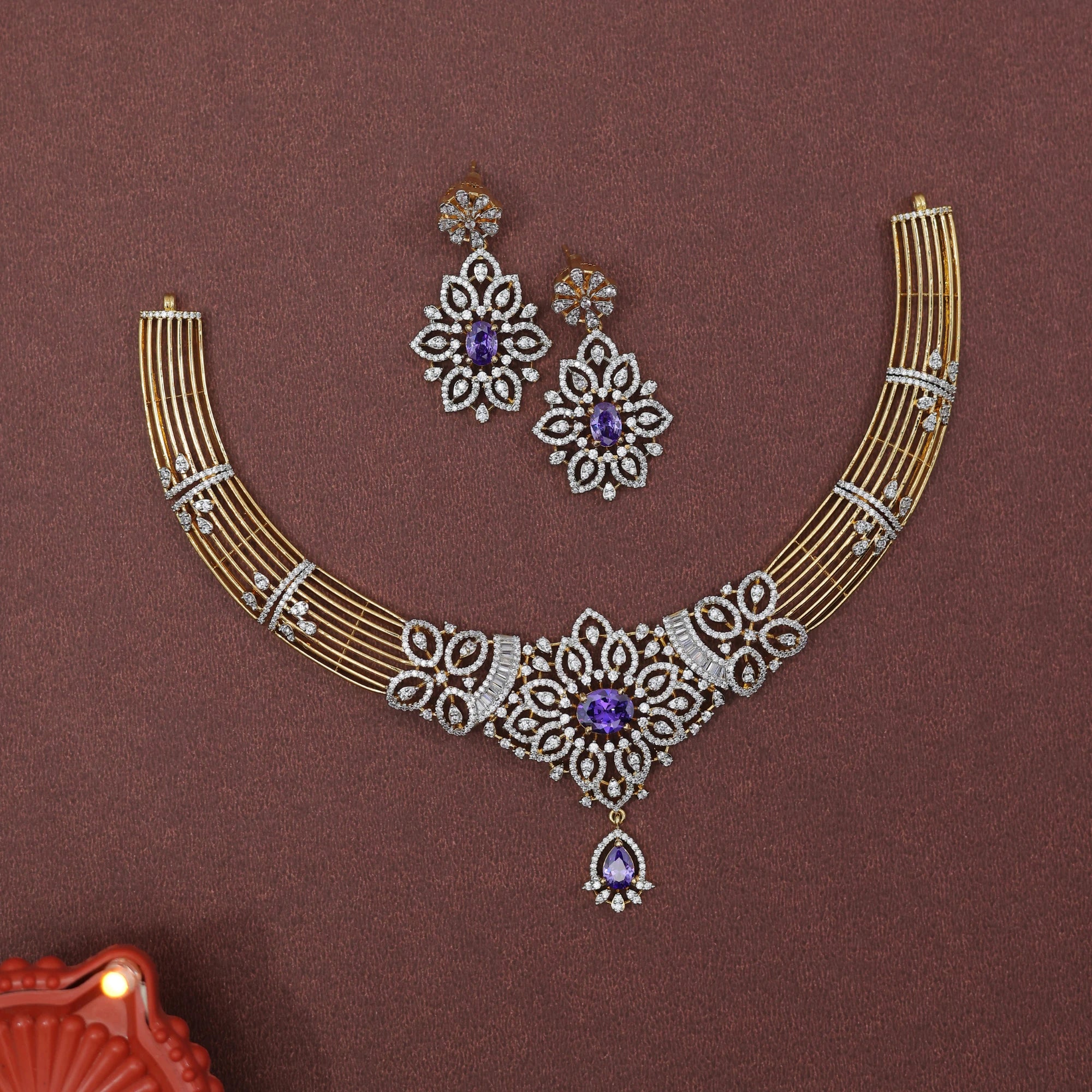 ROYAL AMETHYST SIGNATURE HASLI NECKLACE