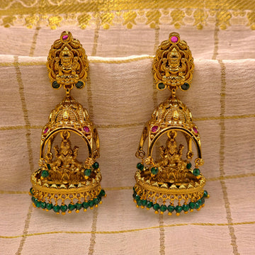 LOTUS LAKSHMI ARCH JHUMKAS
