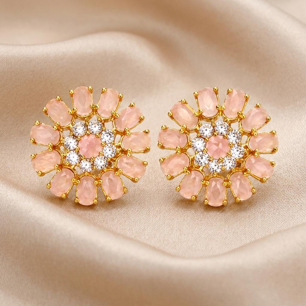 Cluster flower studs