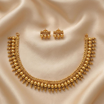 Classic Antique Gold Choker Set
