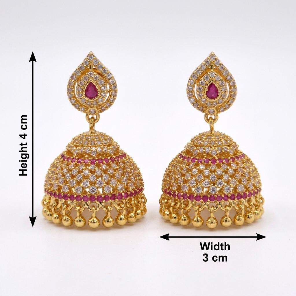Micro Gold Plated Jhumkas 2
