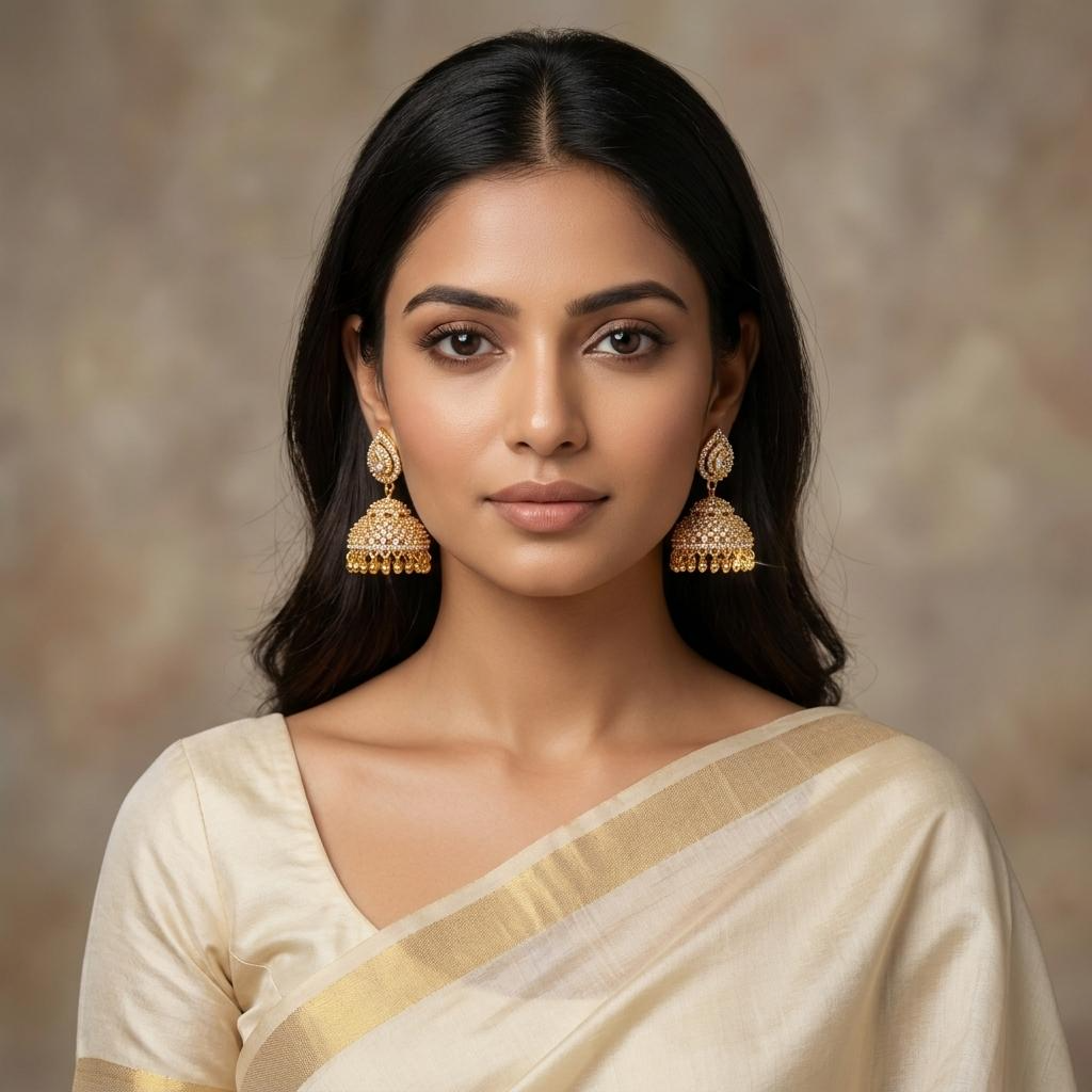 Micro Gold Plated Jhumkas 3