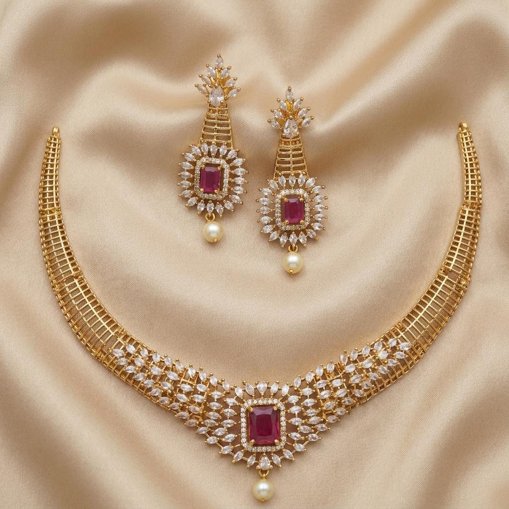 Ruby Aura Necklace
