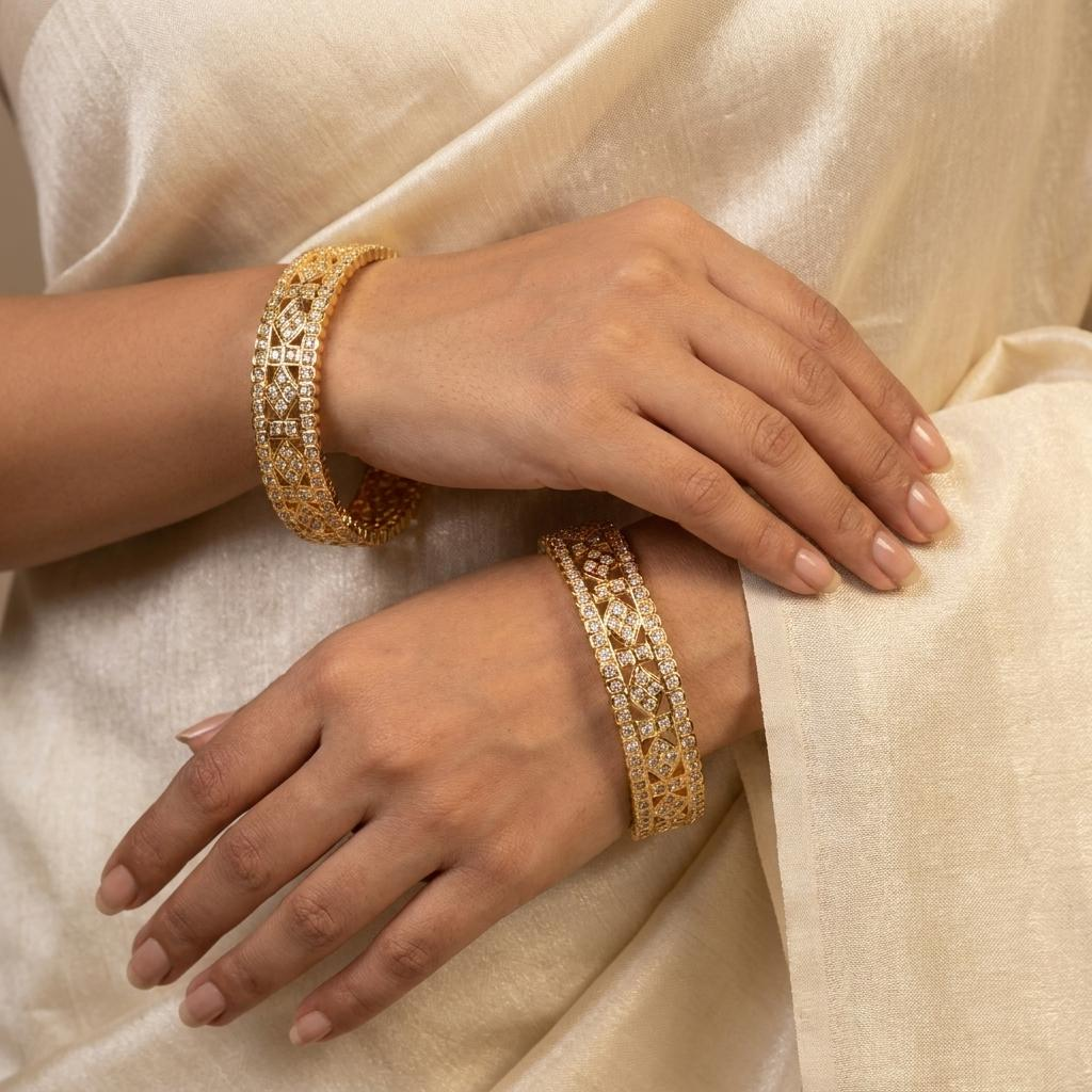 Premium AD Stone Bangles