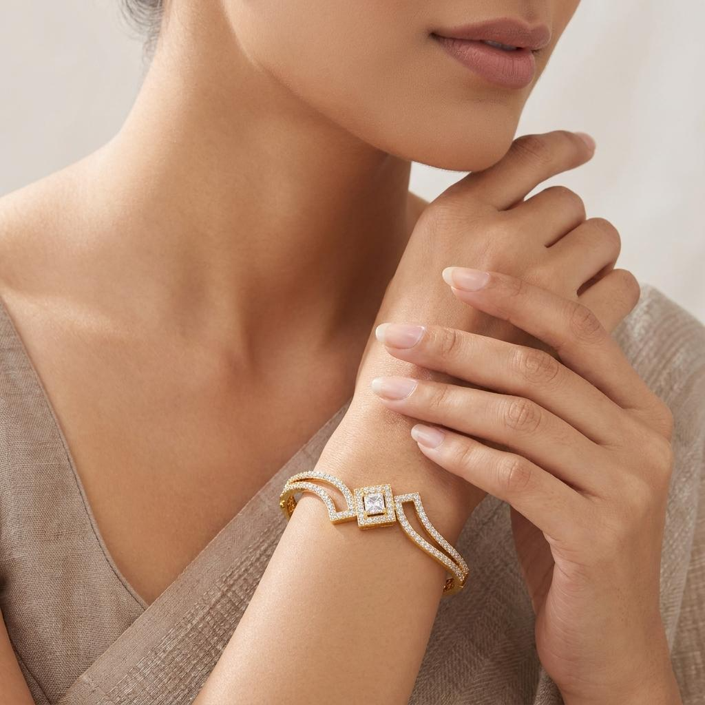Adjustable CZ Trio Bracelets