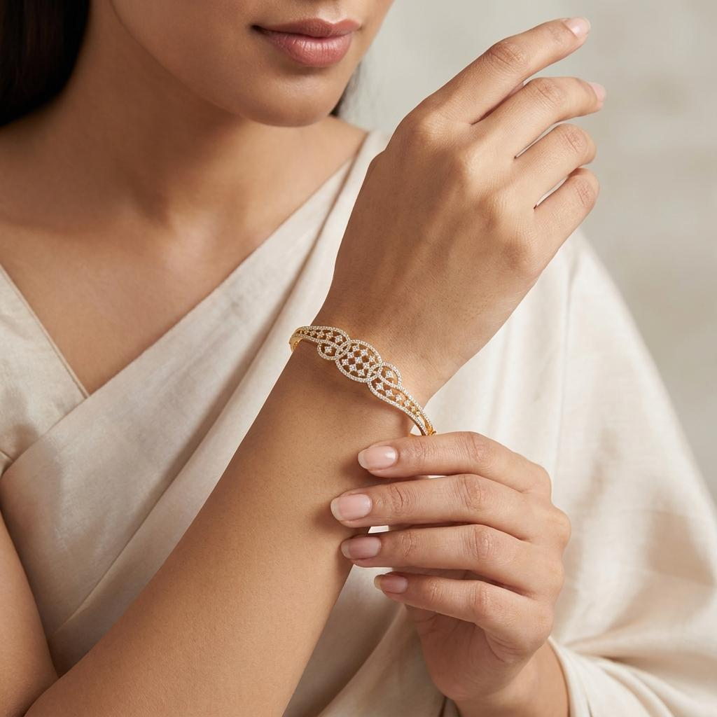 Adjustable CZ Motif Bracelets