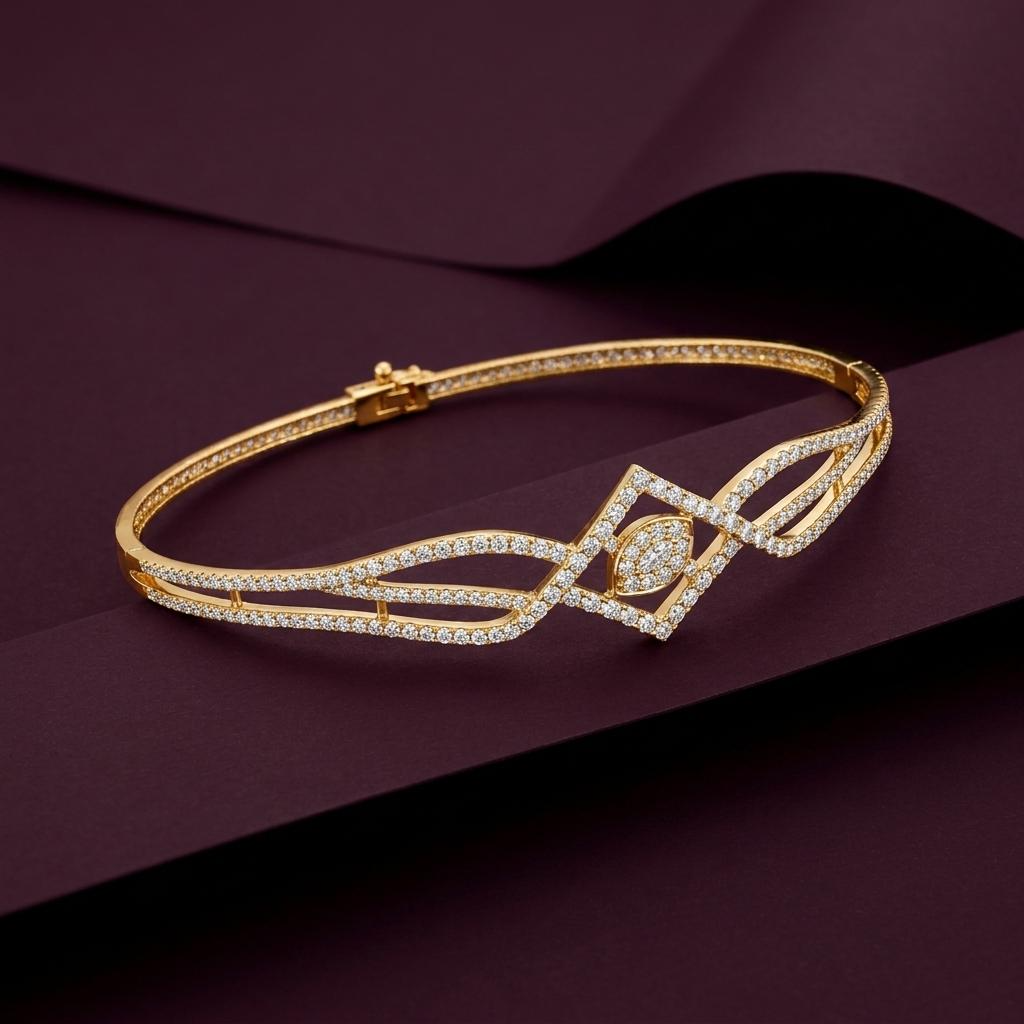 Adjustable CZ Crystalline Bracelets