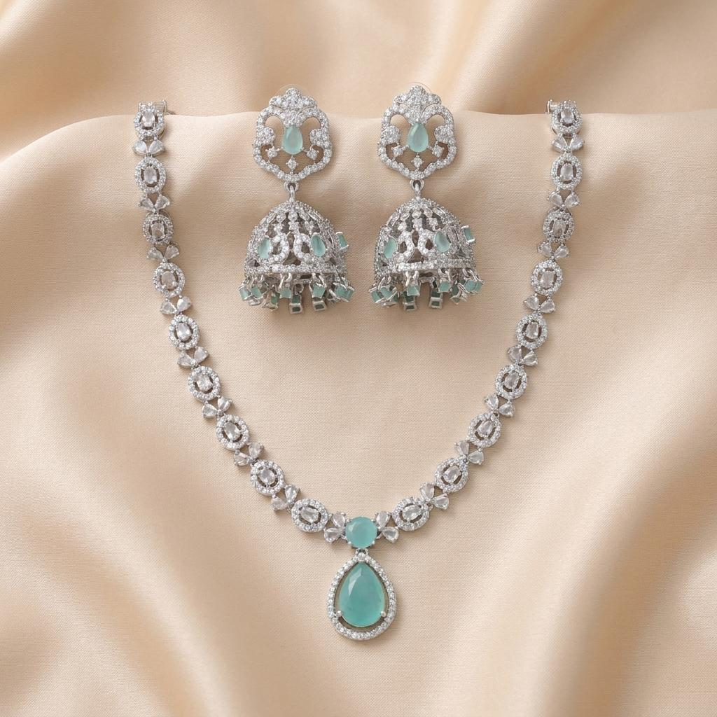 Pastel Fusion Zircon Neckpiece