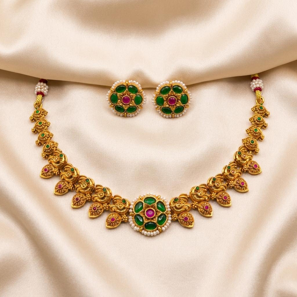 Ruby Temple Choker