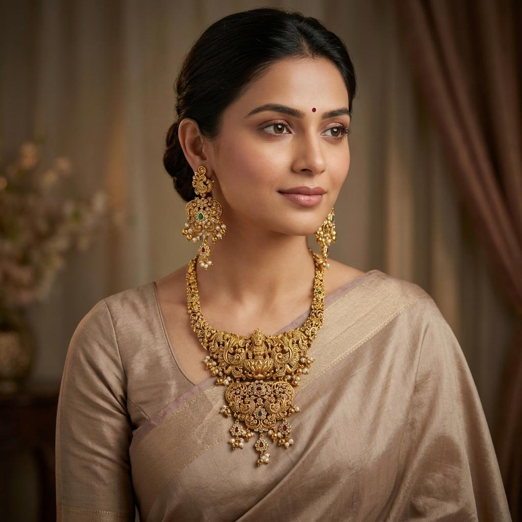 Lakshmi Peacock Antique Set