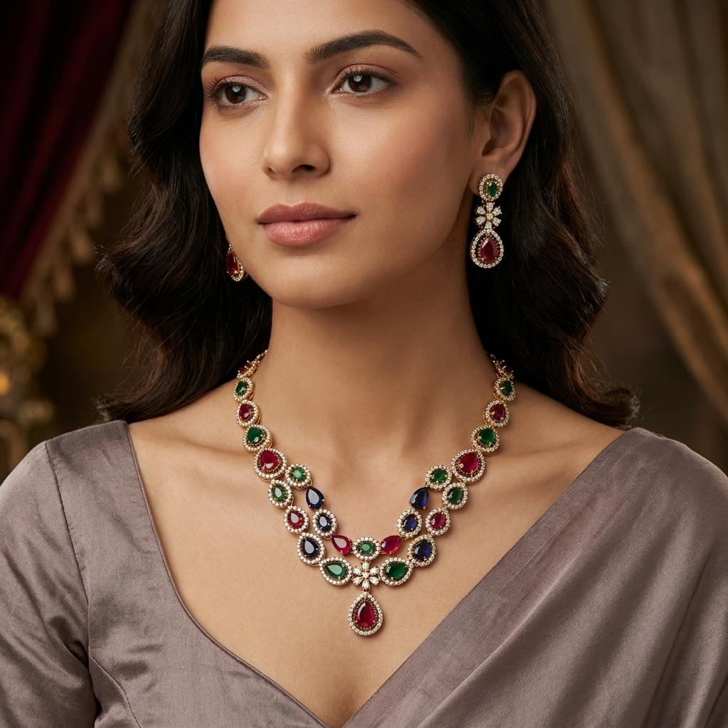 Double Layer Celestia Neckpiece