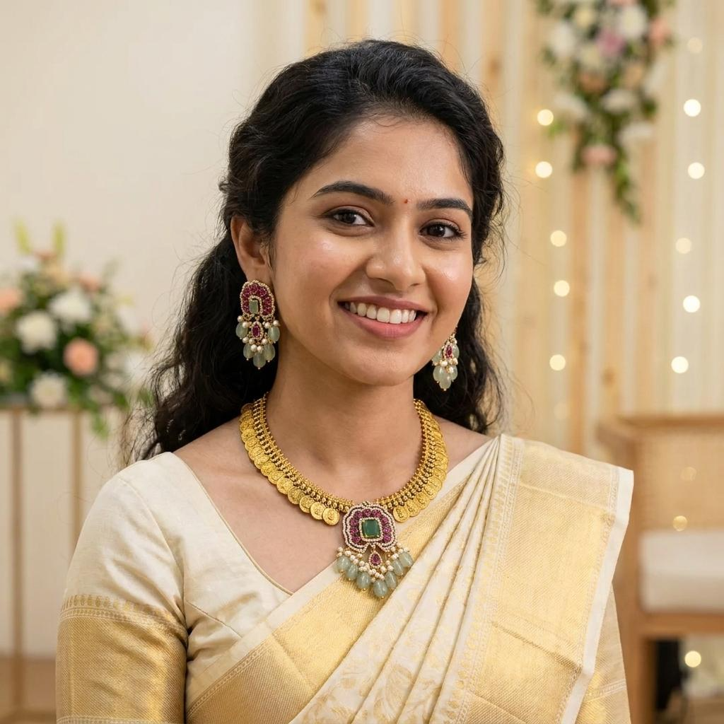 Lakshmi Coin Choker Set
