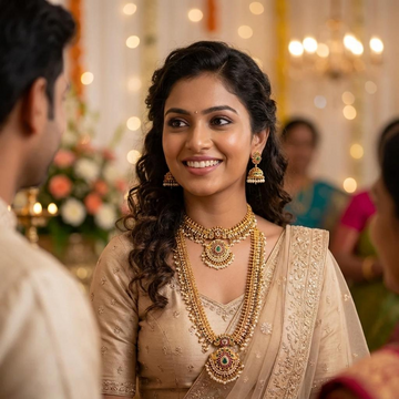 Royal Pearl Kundan Bridal Combo Set