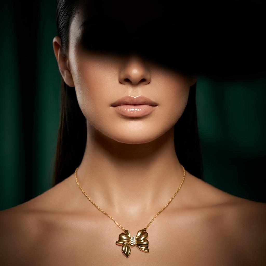 Bow Pendant Necklace