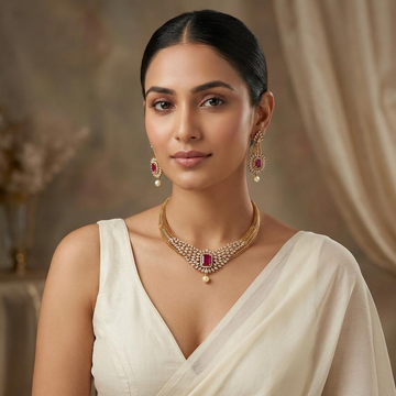 Ruby Aura Necklace