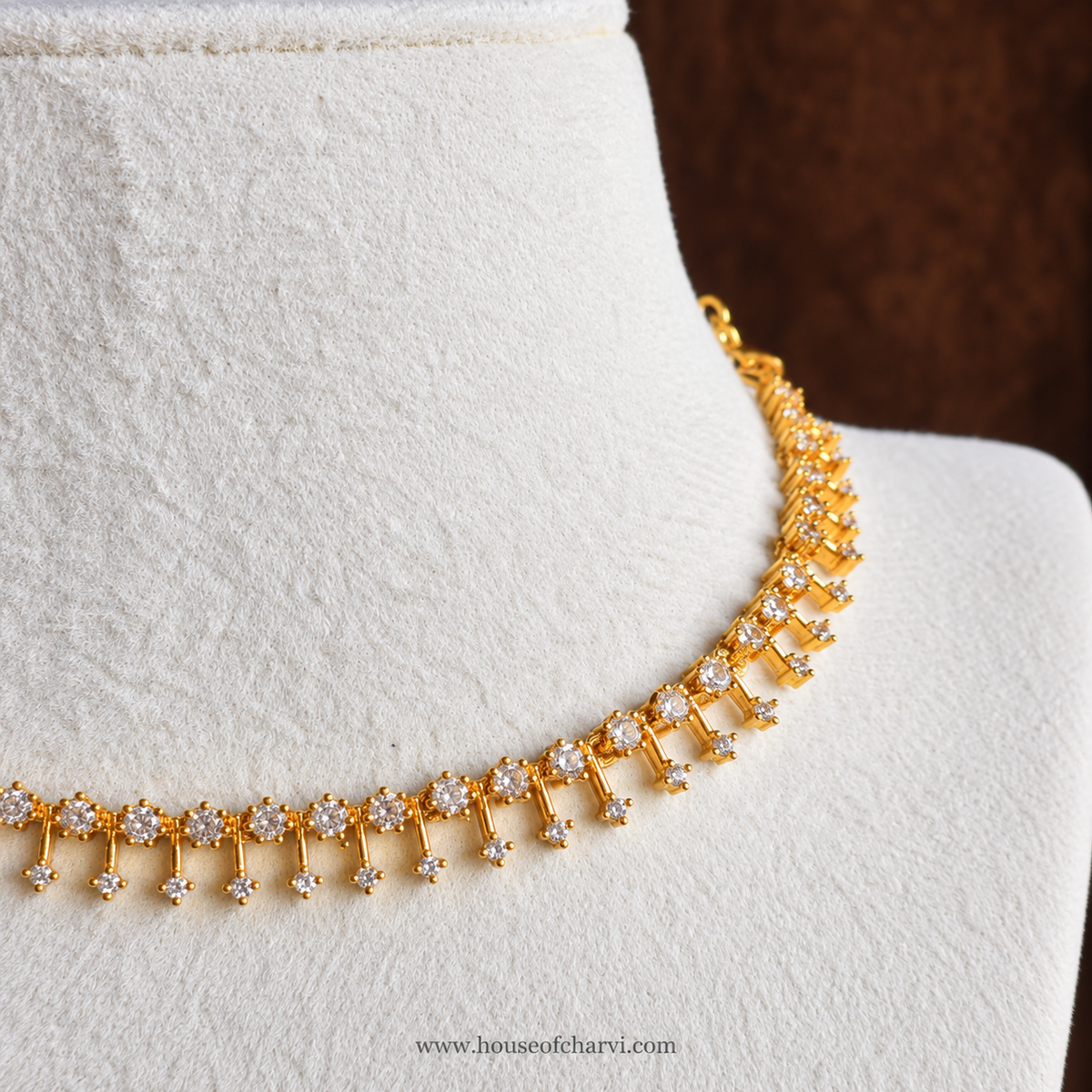 CZ Tennis Necklace Set