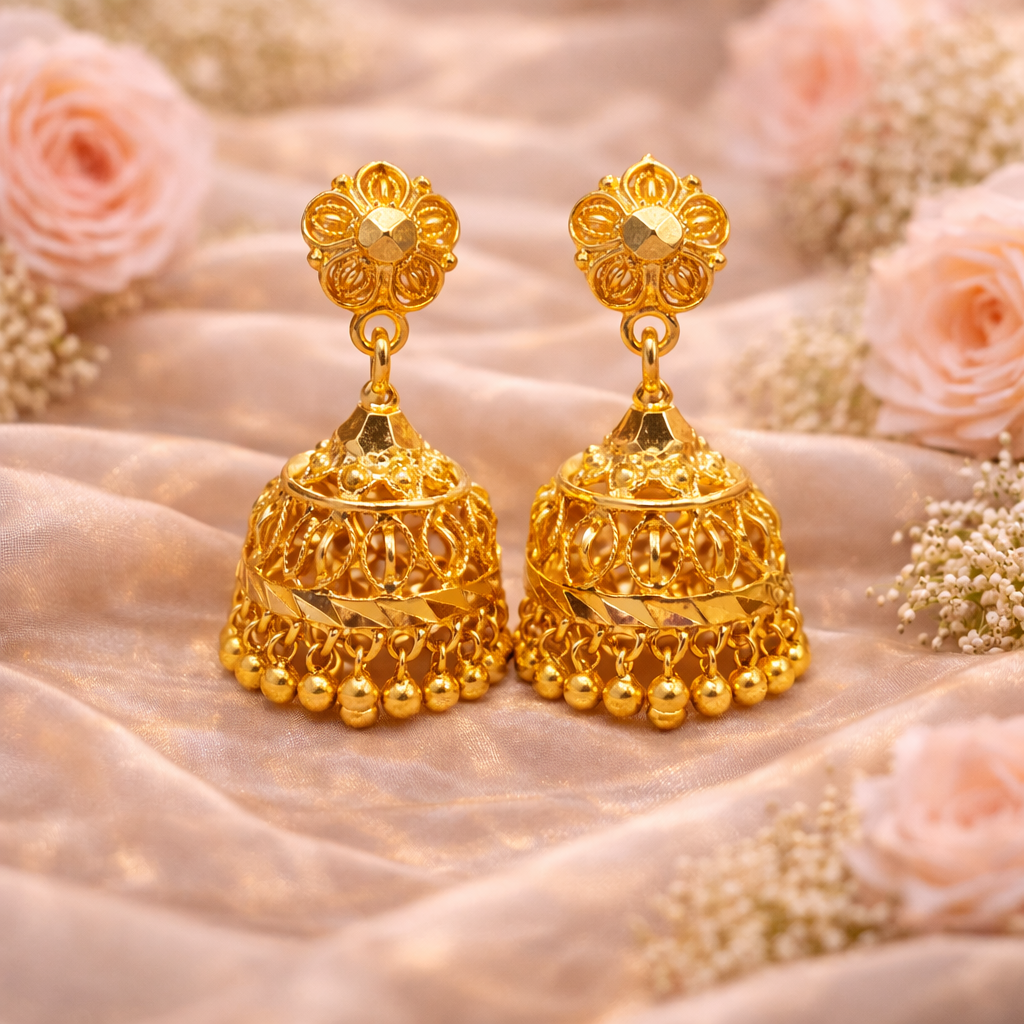 Classic MicroGold Jhumka (Small)