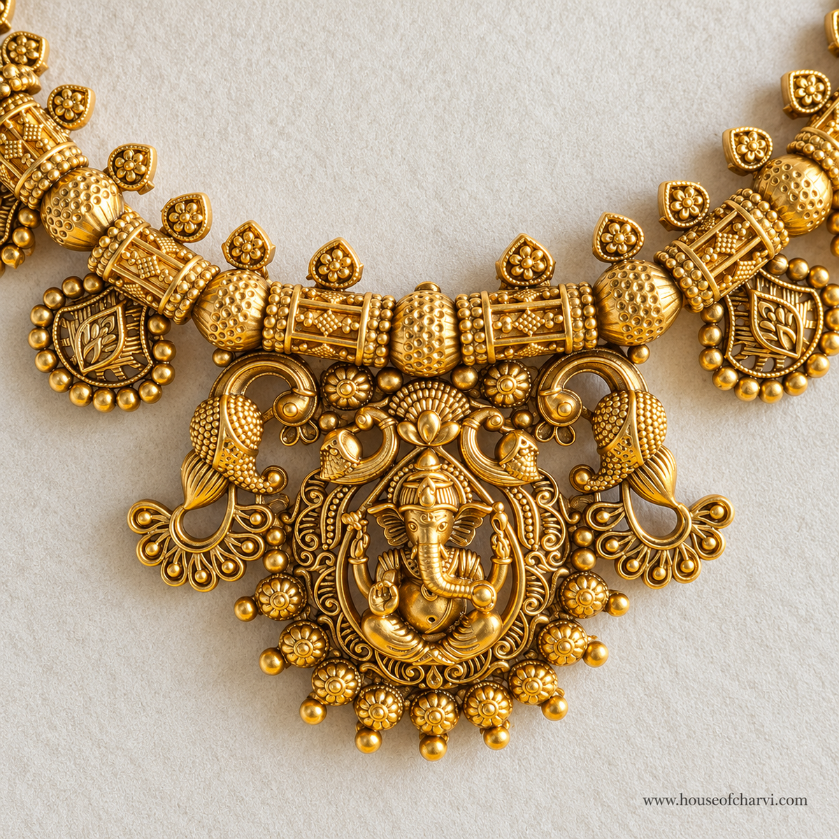 Antique Ganesha Temple Set
