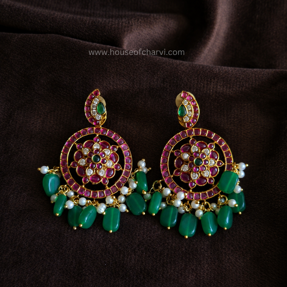 Antique Ruby Necklace Set