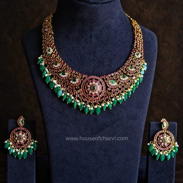Antique Ruby Necklace Set