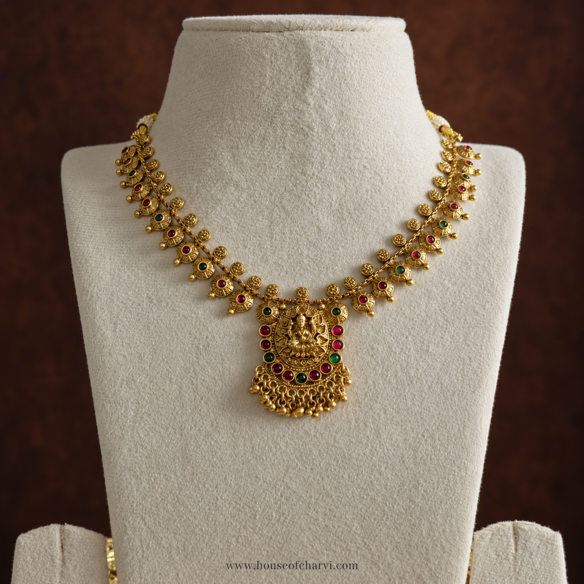 Lakshmi Temple Necklace Set
