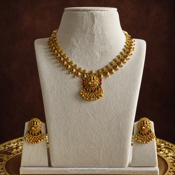 Lakshmi Temple Necklace Set
