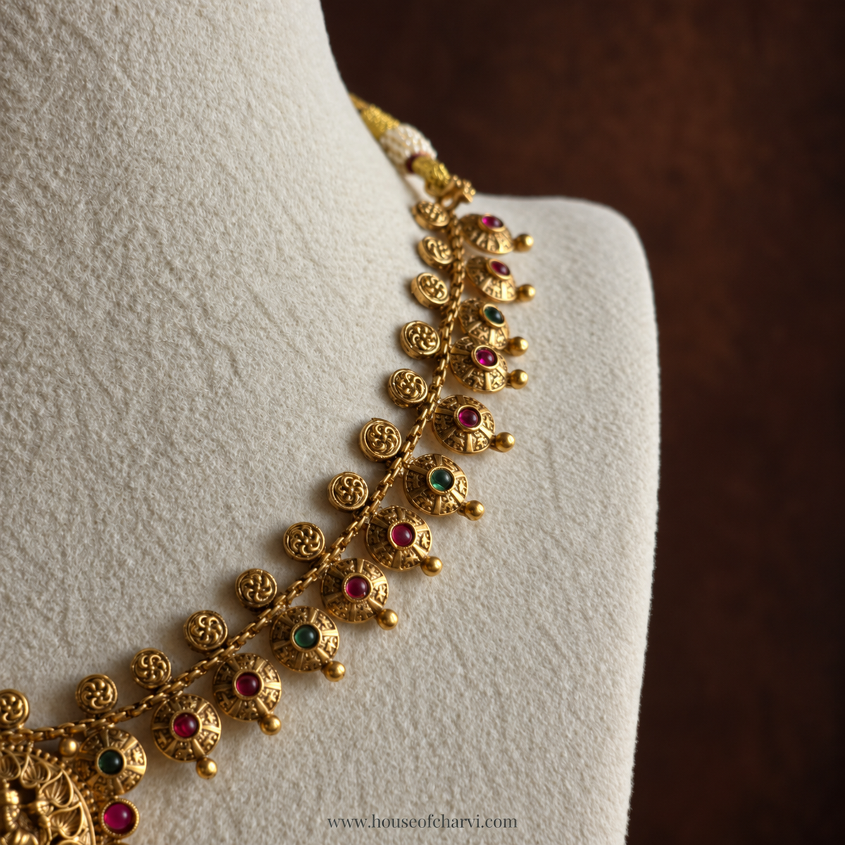 Lakshmi Temple Necklace Set