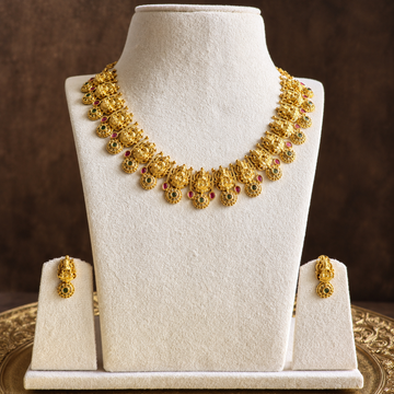 Lakshmi Temple Necklace Set