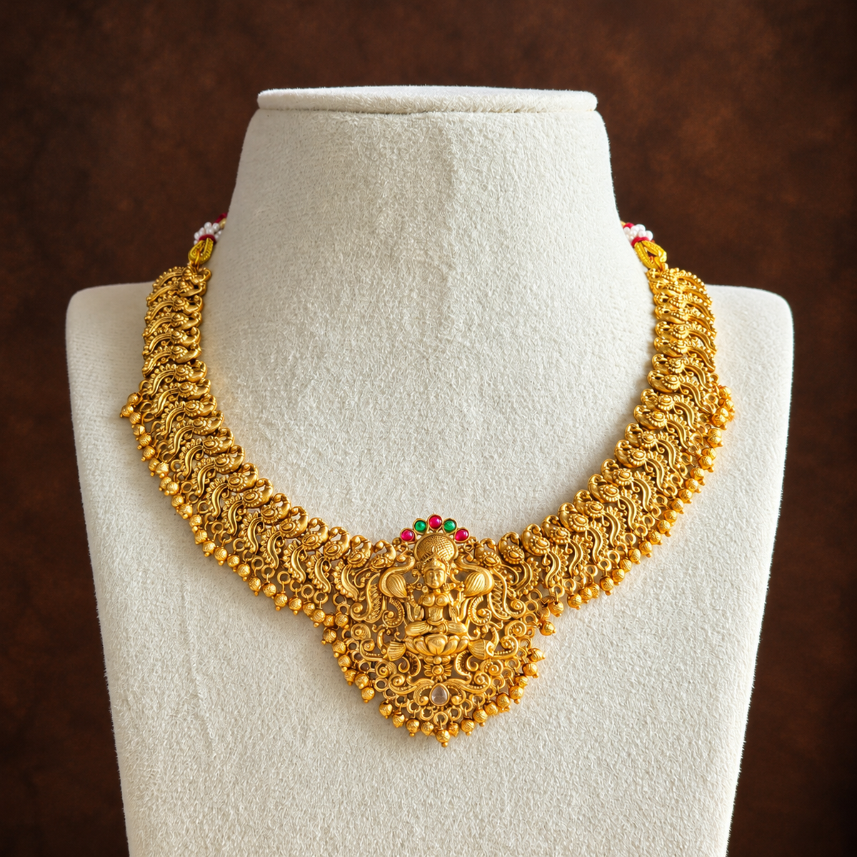 Lakshmi Temple Necklace Set