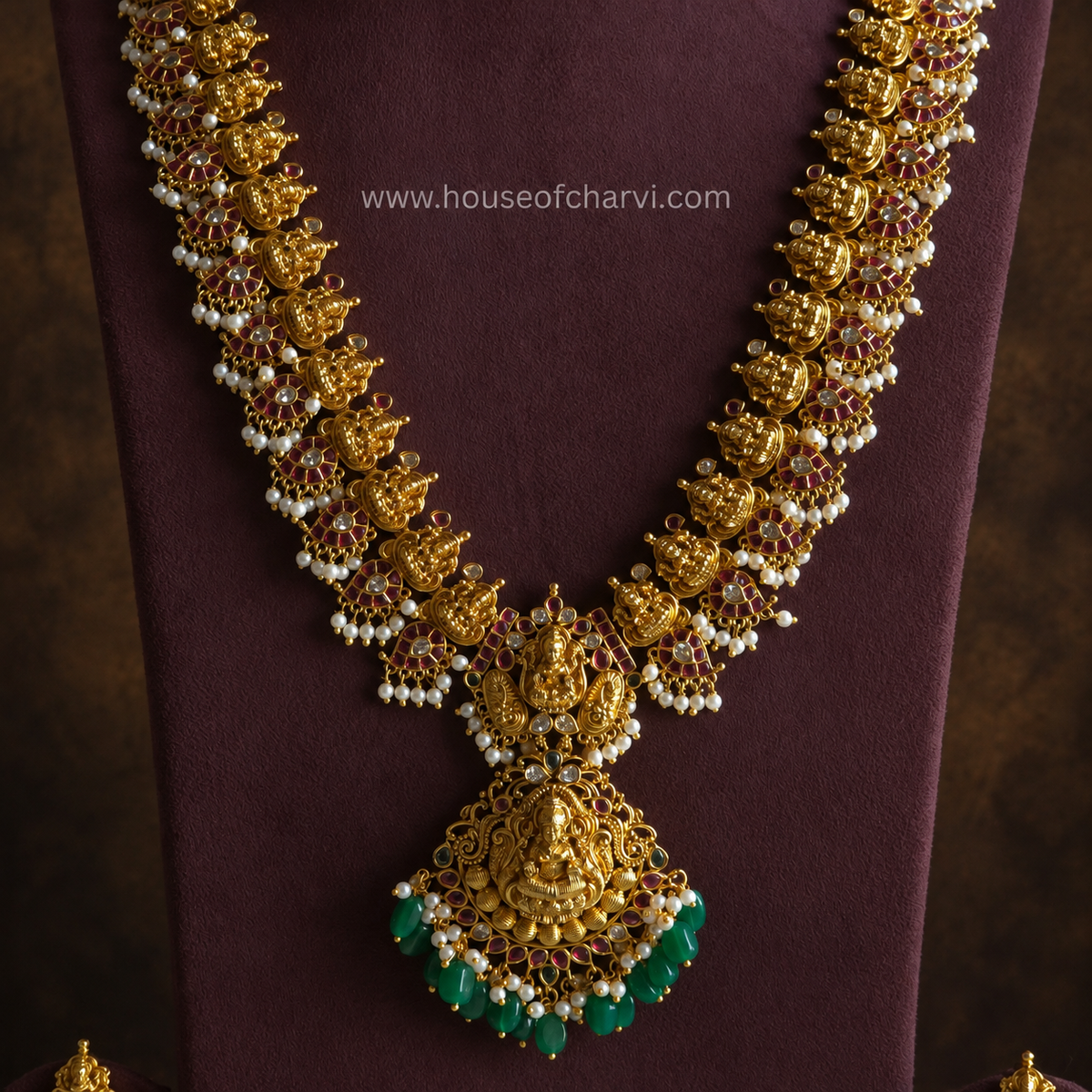 Lakshmi Temple Necklace Set